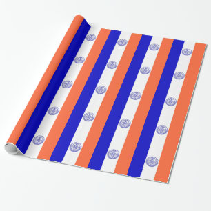 Papier Cadeau Papier enveloppé avec Drapeau de New York