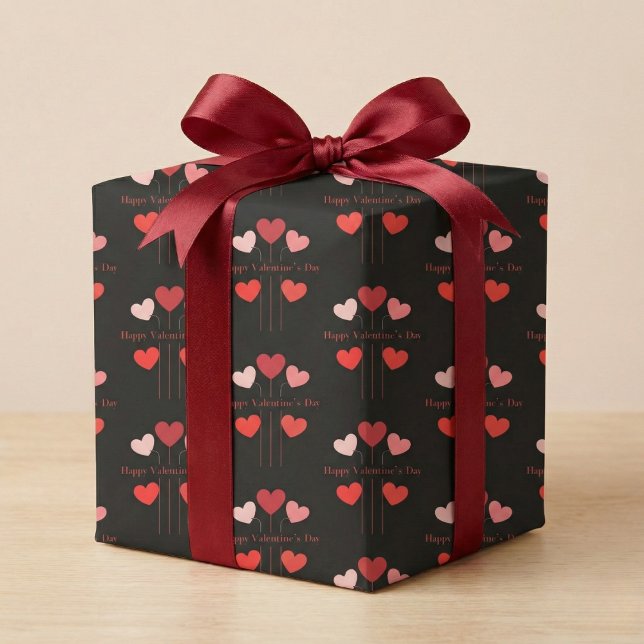 Papier Cadeau Papier Enveloppement Coeur (Statement Hearts Wrapping Paper)