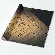 Papier extraordinaire d'emballage cadeau de grâce