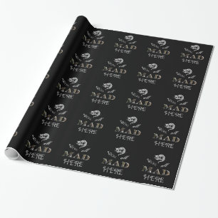 Papier Cadeau Papier fou d'Alice Wreapping de chat de Cheshire
