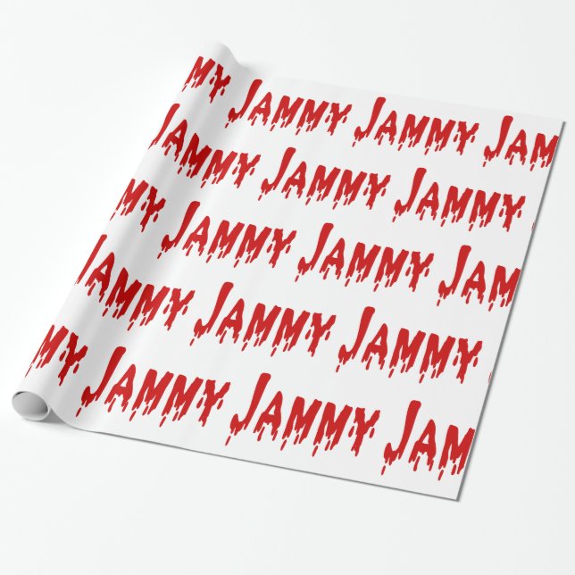 Papier Cadeau Papier Jammy Wrapper (Déroulé)