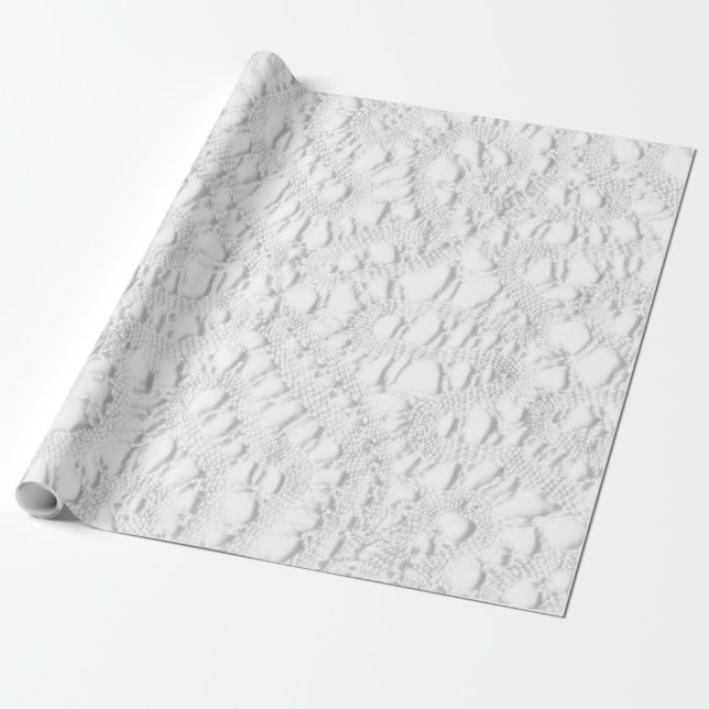 Papier Cadeau Papier Lacy Doily (Déroulé)