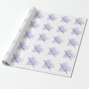 Papier Cadeau Papier mariage de luxe chic personnalisé