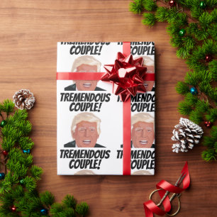 Papier Cadeau Papier MARIAGE DONALD TRUMP
