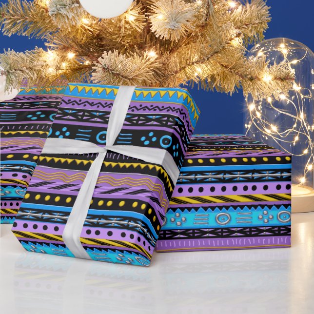 Papier Cadeau Papier Motif africain (Vacances)