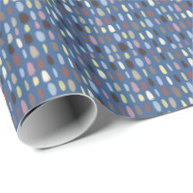 Papier Motif bleu pointillé Abstrait