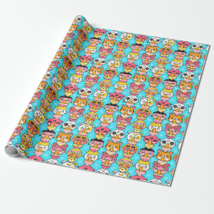 Papier Cadeau Papier Motif Monster mignon