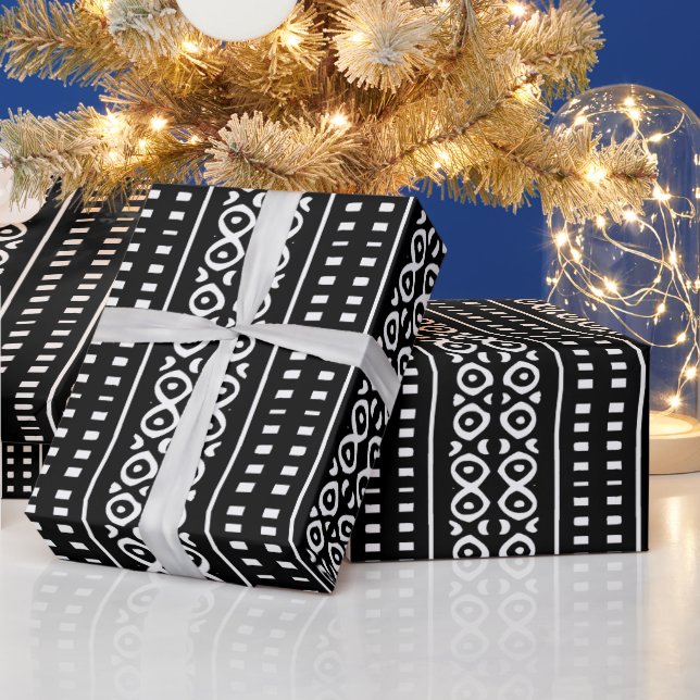 Papier Cadeau Papier Motif noir africain (Vacances)