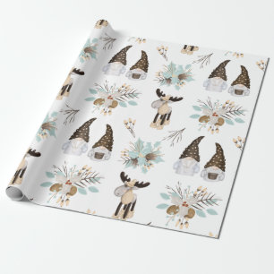 Papier Cadeau Papier Motif nordique de Noël