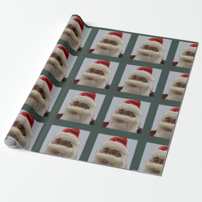 Papier Cadeau Papier père Noël Wrapper (Déroulé)