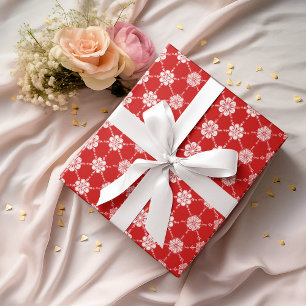 Papier Cadeau Papier scandinave nordique d'enveloppement de Noël