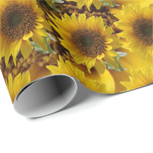 Papier Cadeau Papier tournesol enveloppant mat