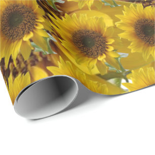 Papier Cadeau Papier tournesol enveloppant mat