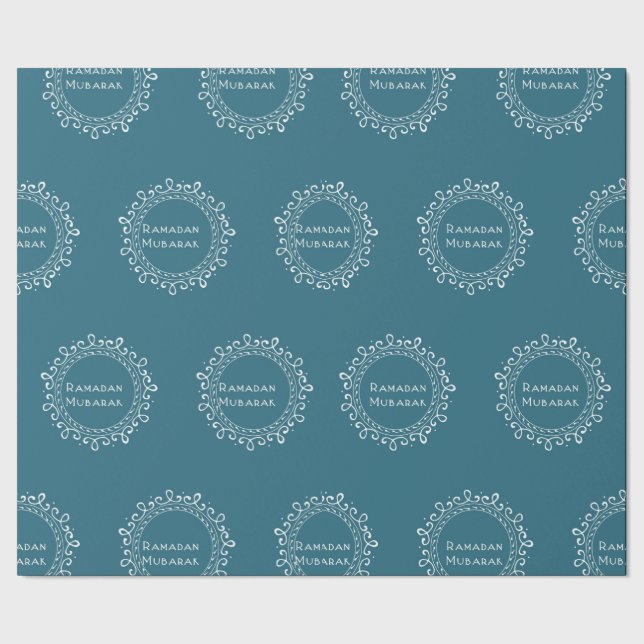 Papier Cadeau Papier turquoise d'enveloppe de cadeau de Ramadan (Couture)
