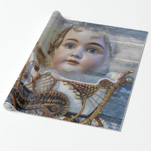 Papier Cadeau Papier Victorian Baby Wrapper