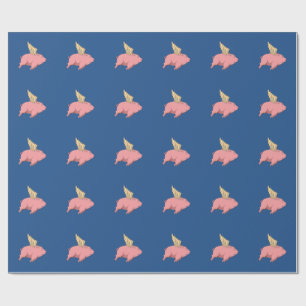 Papier Cadeau Papier volant customisé d'emballage cadeau de porc