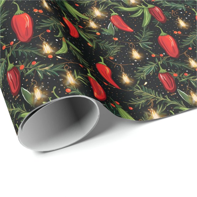 Papier Cadeau Papiers de Noël (Coin rond)
