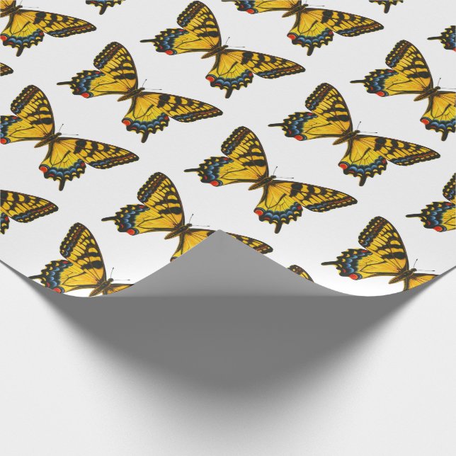 Papier Cadeau Papillon coloré et élégant (Coin)