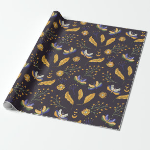Papier Cadeau Papillon de papillon