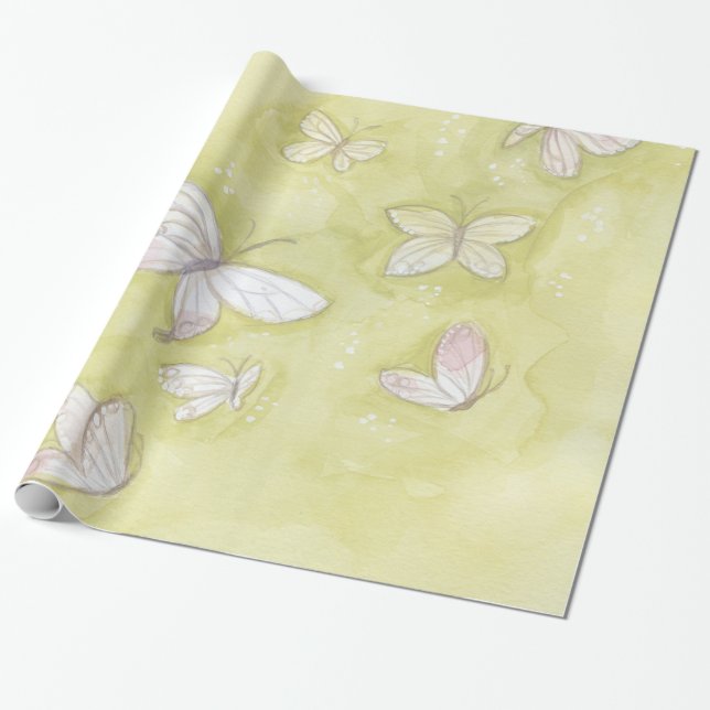 Papier Cadeau Papillons (Déroulé)