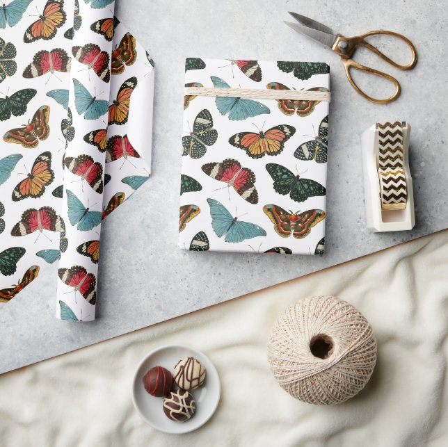 Papier Cadeau Papillons (Artisanat)
