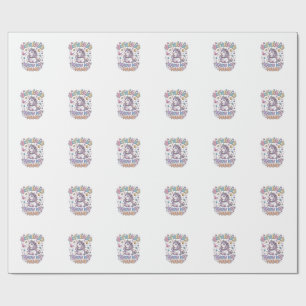 Papier Cadeau Papillons Licornes Connaissent Mon Nom Charmant Ar