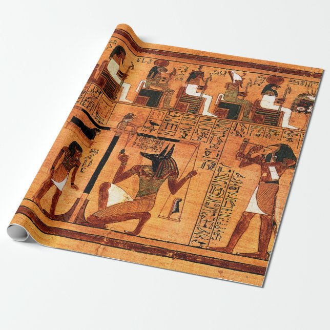 Papier Cadeau Papyrus royal égyptien (Déroulé)