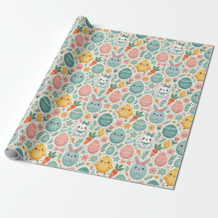 Papier Cadeau Pâques Kawaii