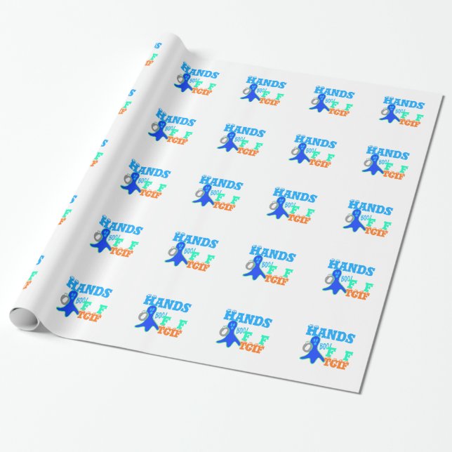 Papier Cadeau Parfait Boo ! TGIF Merci Dieu Son Vendredi Hakuna  (Déroulé)
