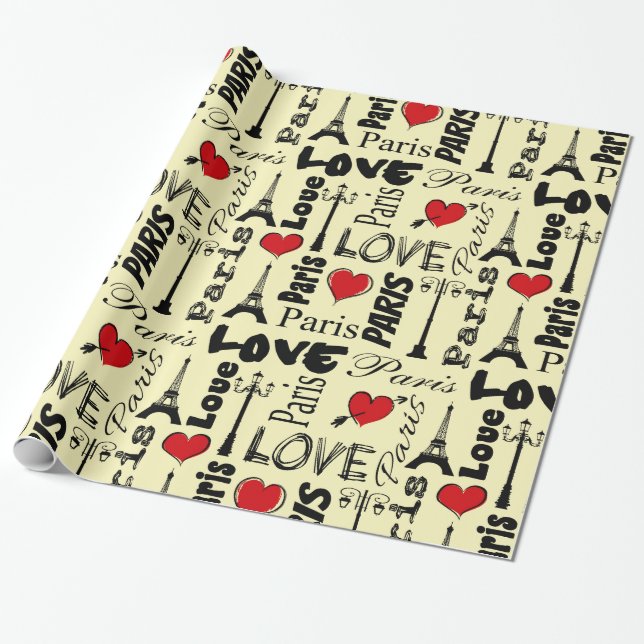 Papier Cadeau Paris (Déroulé)