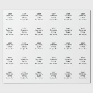 Papier Cadeau Paris grand-père jamais grand-père cadeaux nom sim