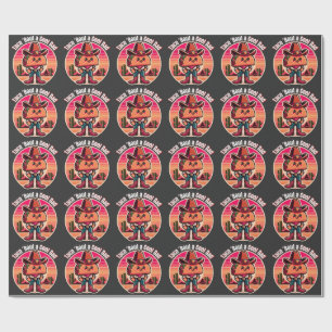 Papier Cadeau Parlons d'un papa cool Funny Cowboy