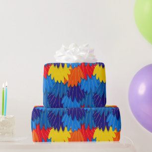Papier Cadeau Parroquet Motif Scarlet Macaw