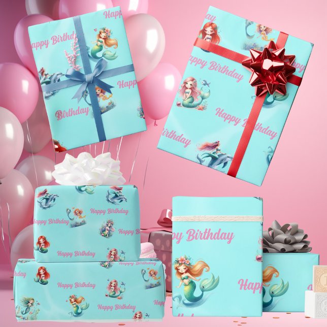 Papier Cadeau Parti Anniversaire de enfant du papier d'enveloppe (Créateur téléchargé)