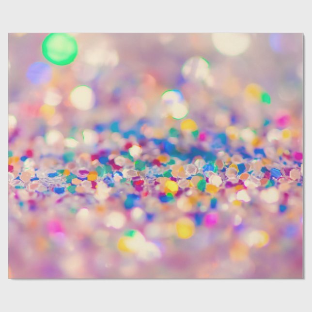 Papier Cadeau Parties scintillant (Plat)