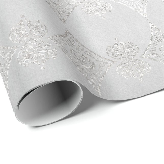 Papier Cadeau Parties scintillant de coupe diamant Confetti en a (Coin rond)