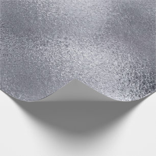 Papier Cadeau Parties scintillant en argent brillant verre glace