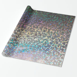 Papier Cadeau Parties scintillant étincelante confetti multicoul