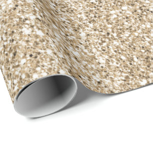 Papier Cadeau Parties scintillant Gold Luxe