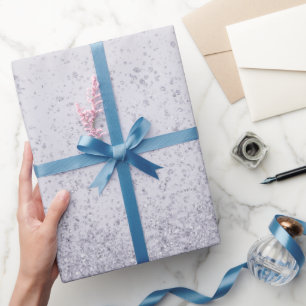 Papier Cadeau Parties scintillant Lilac Purple Faux