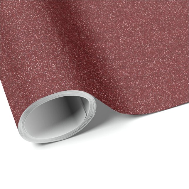 Papier Cadeau Parties scintillant Maroon/Violet Faux (Coin rond)