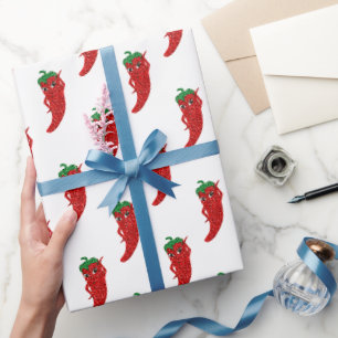 Papier Cadeau Parties scintillant Red Hot Pepper Diva