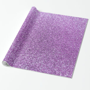 Papier Cadeau Parties scintillantes mauve-clair