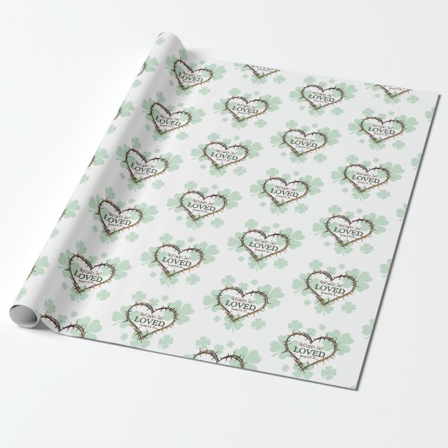 Papier Cadeau PAS DE CHANCE JUSTE AIMÉ Christian St. Patrick's D (Déroulé)