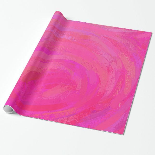 Papier Cadeau Passion rose (Déroulé)