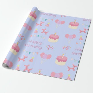Papier Cadeau Pastel Birthday Celebration