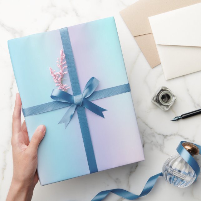 Papier Cadeau Pastel Colours Abstrait Arrière - plan d'iridescen (Cadeaux)