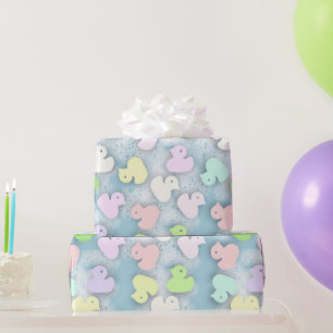 Papier Cadeau Pastel Ducks - Lait Bain