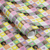 Pastel Heart Checkerboard avec Photos Valentine