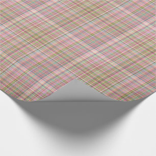 Papier Cadeau Pastels Chocolat Plaid Papier Enveloppant 26 Cadea